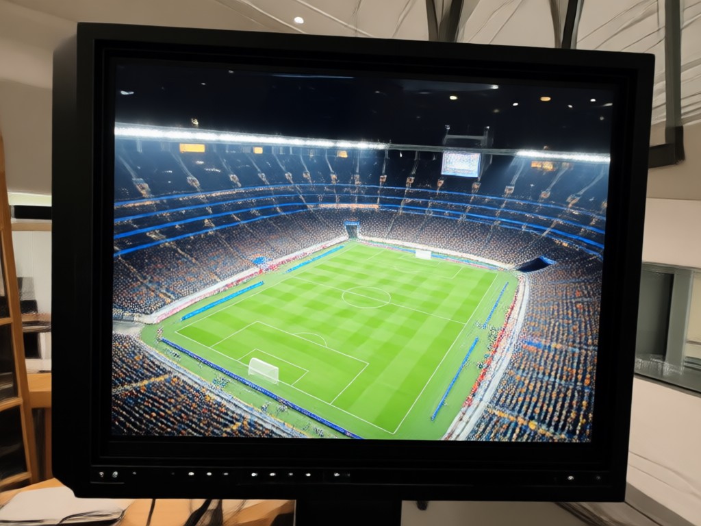 AI stadium crowd effects for football photos