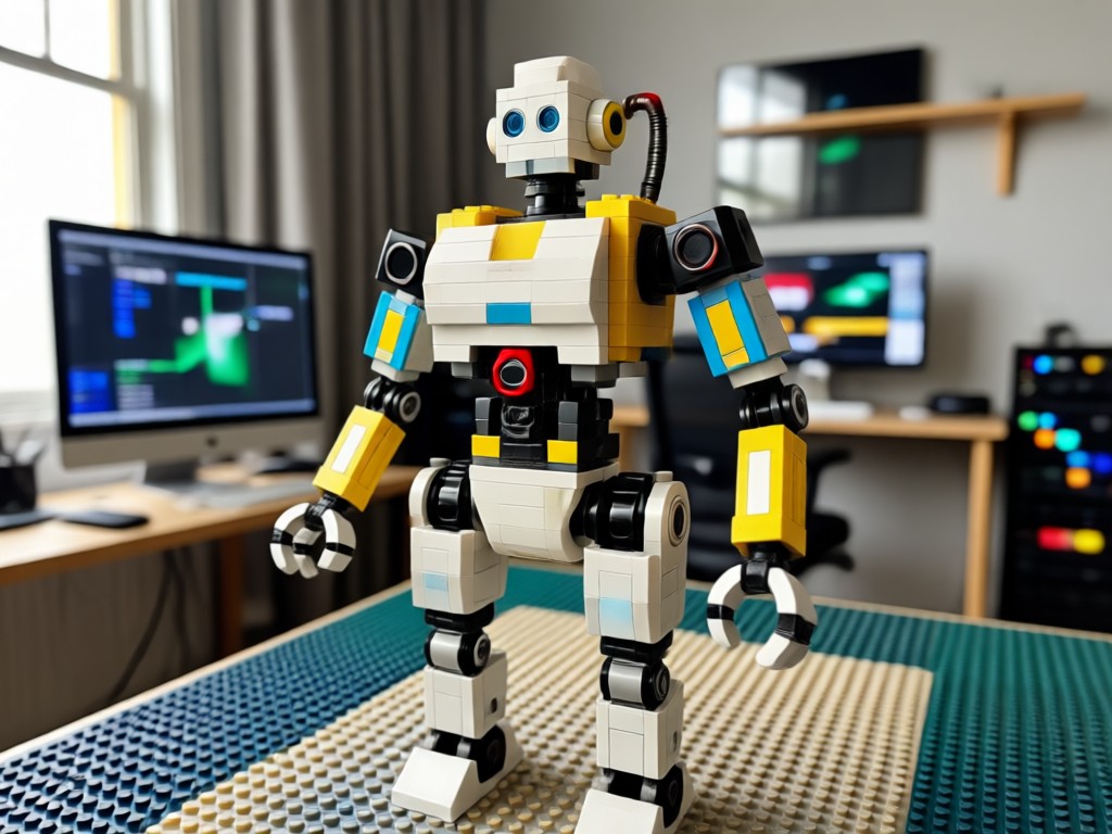 Generasi adegan Lego dari teks