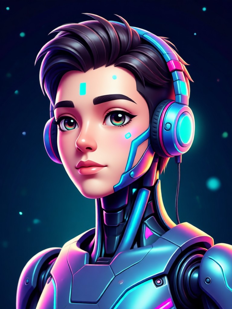 AI avatar video generator result showing talking character