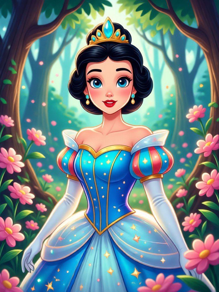 KI-gestützte Disney-Prinzessin Belle-Verwandlung