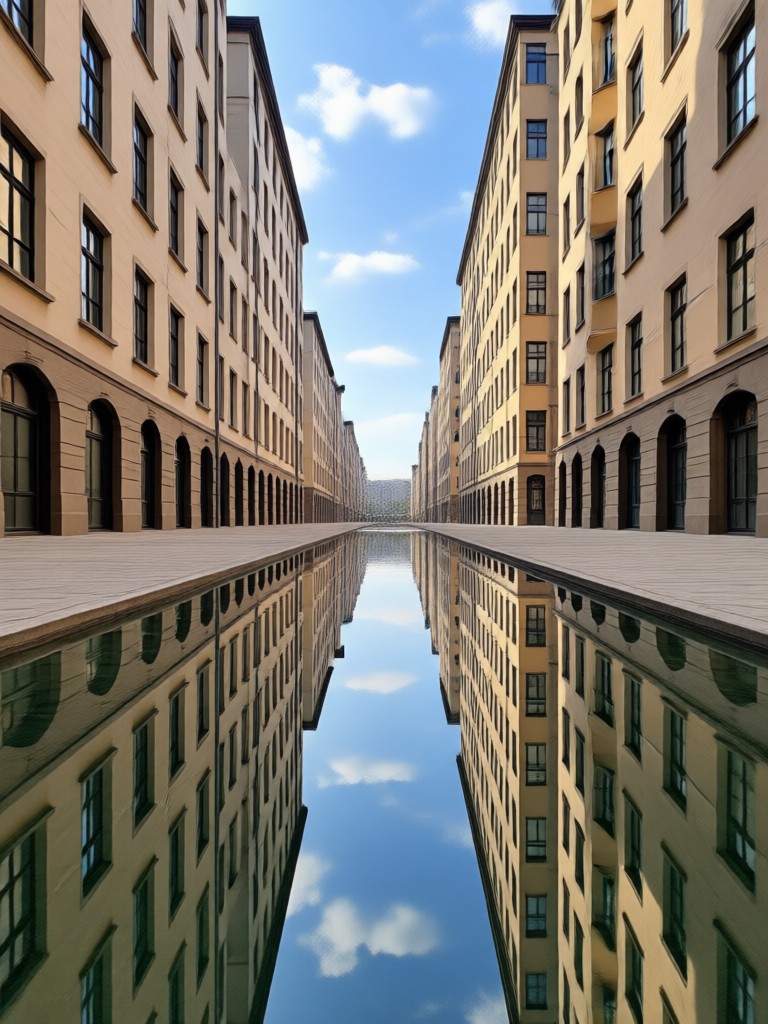 create mirror image effect ai symmetrical reflection