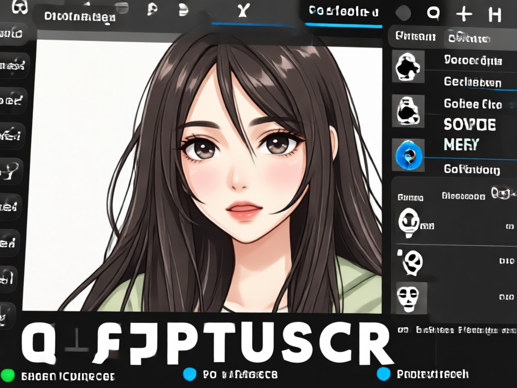 Person using phone with custom avatar on screen