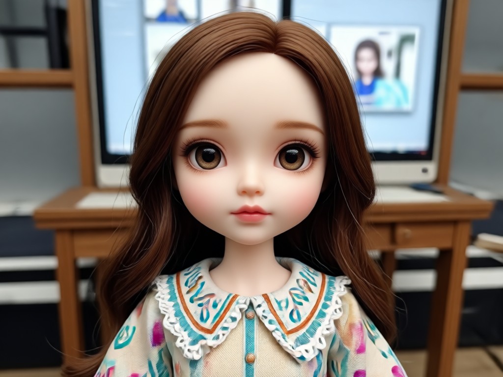 Photo to doll transformation process