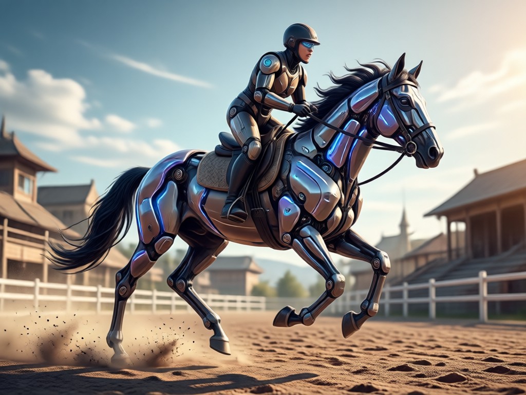 Buat AI horse riding generator dengan satu ketukan