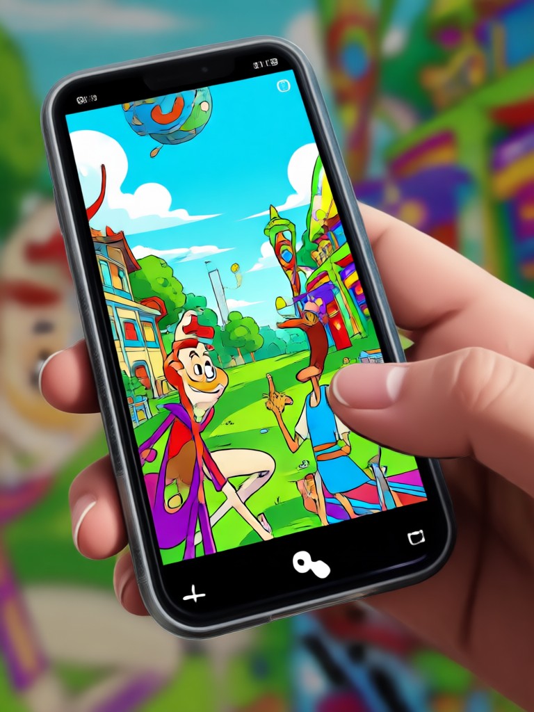 Retro cartoon video effect