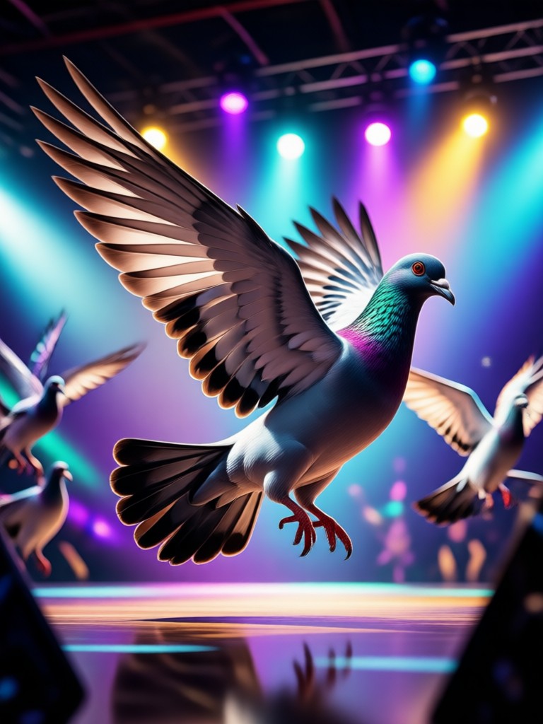 Silly Meme Dance Pigeon