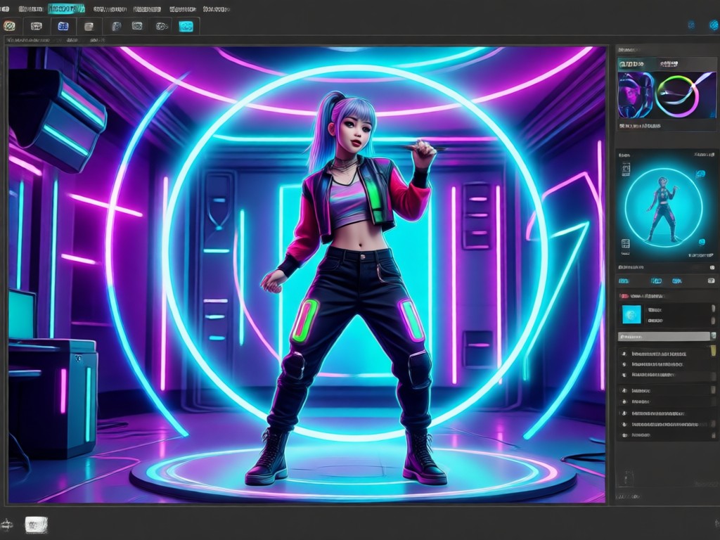 Photorealistic K-Pop styling feature