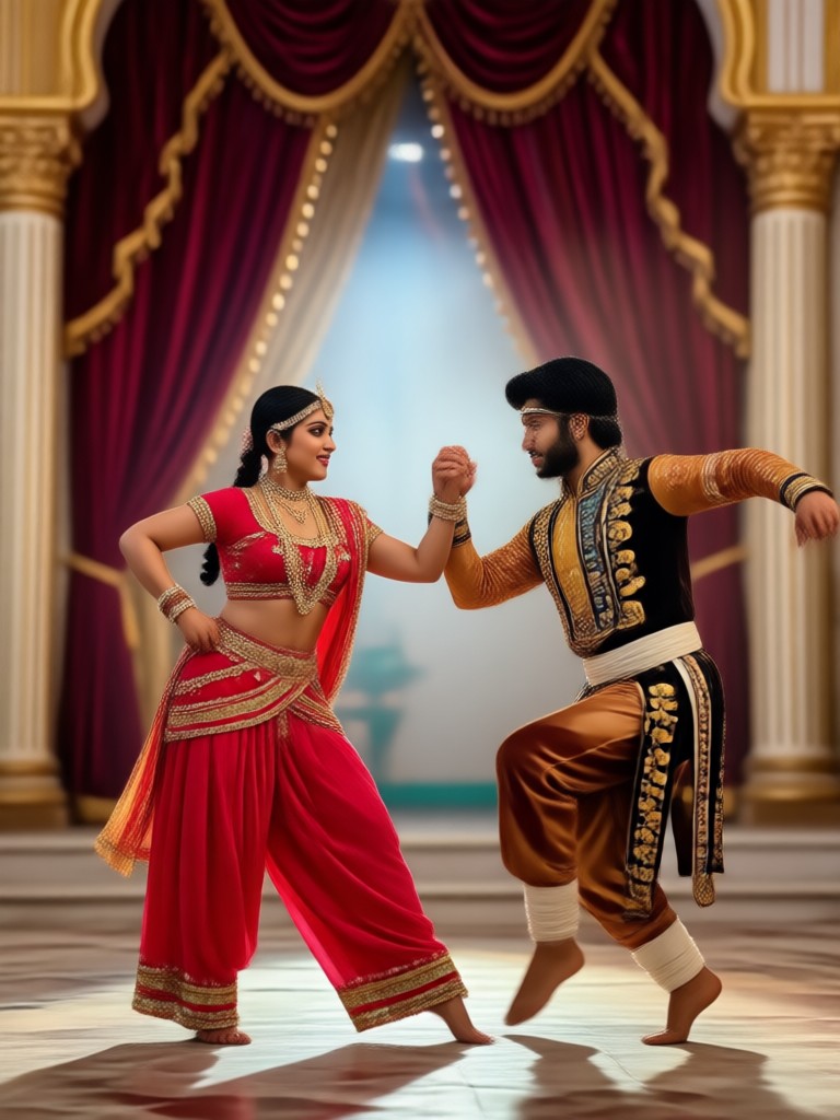 Couple Bollywood Dance Video Generator showcase by usgen