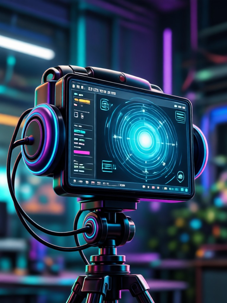 AI generated cinematic fantasy landscape video still
