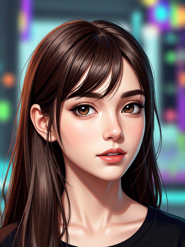 Professional smiling headshot created by AI