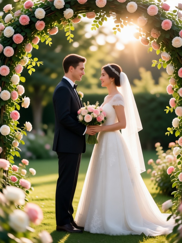 文化的 伝統的 結婚式 AI写真
