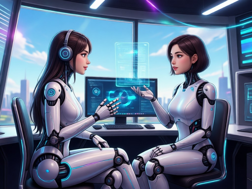 AI girlfriend image generation and voice chat features