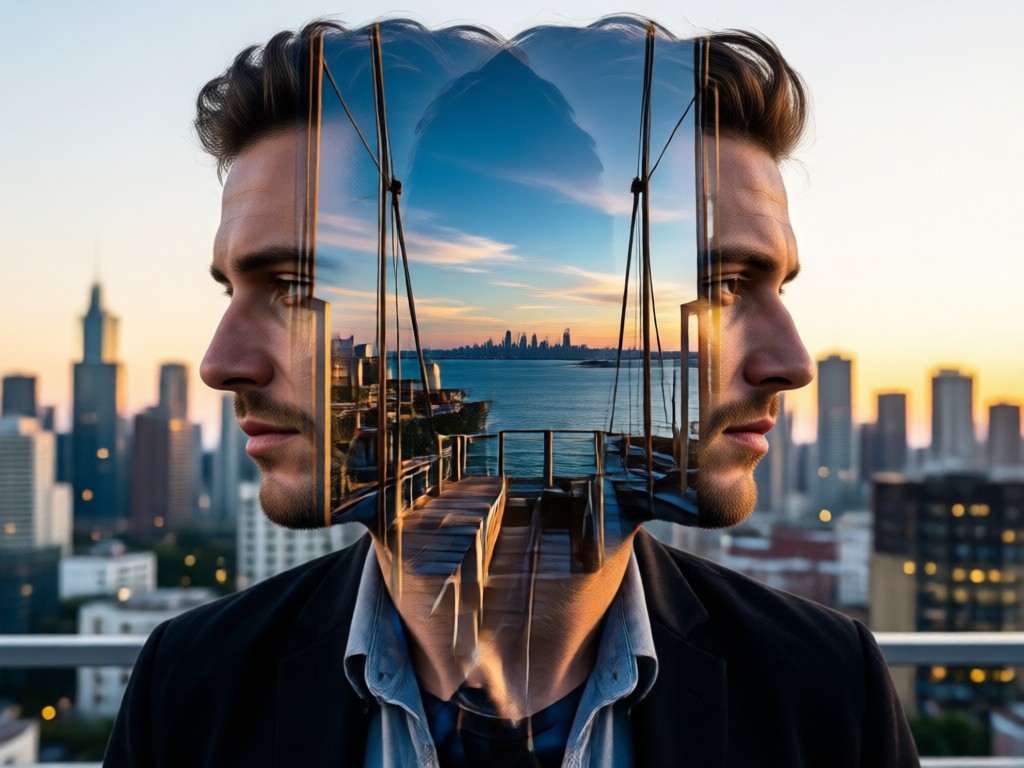 Share your Couple Double Exposure Photo Generator