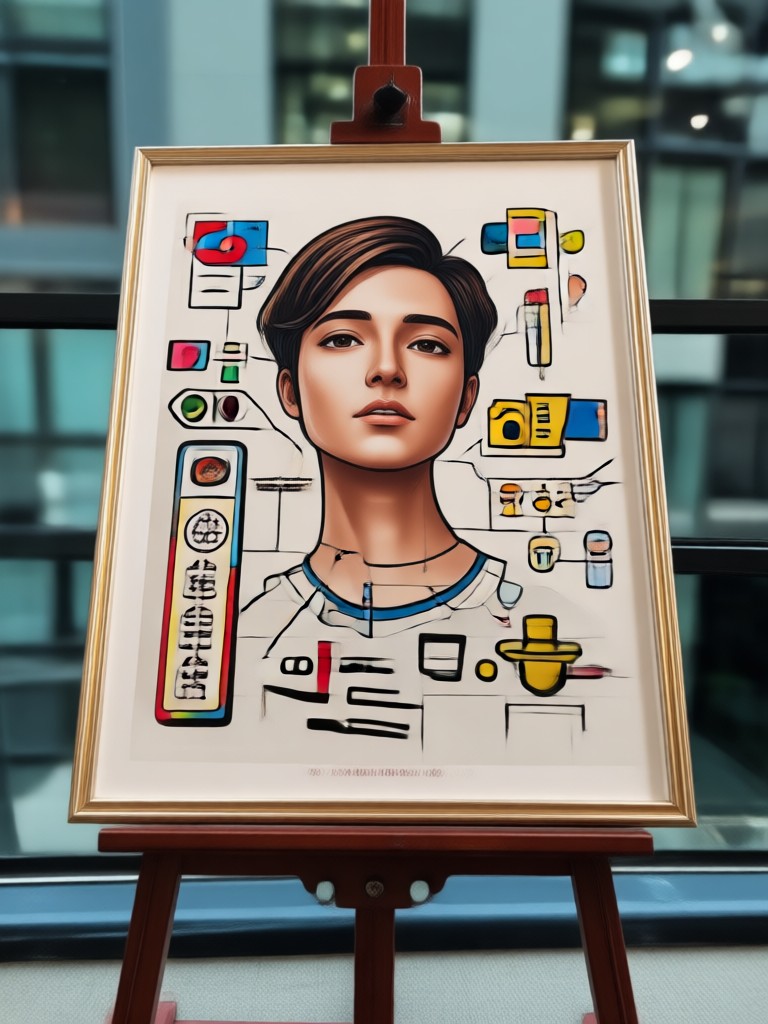 Anime style AI profile picture