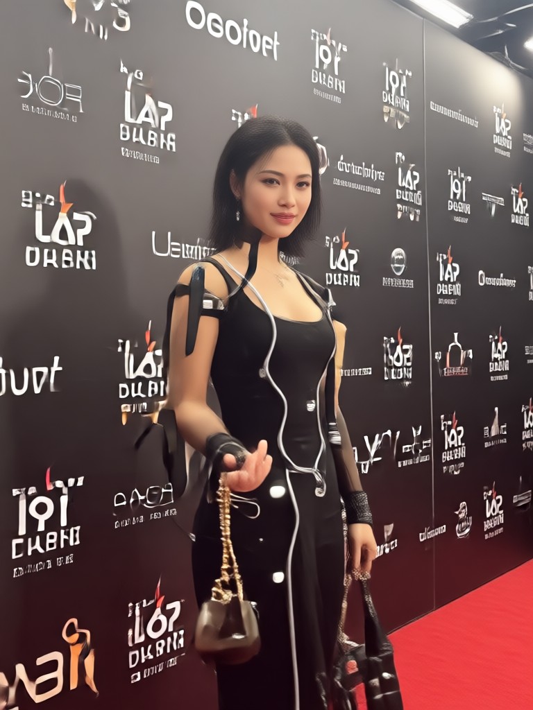 AI black tie tuxedo red carpet moment