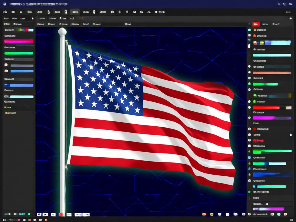 AI generating an original flag composition