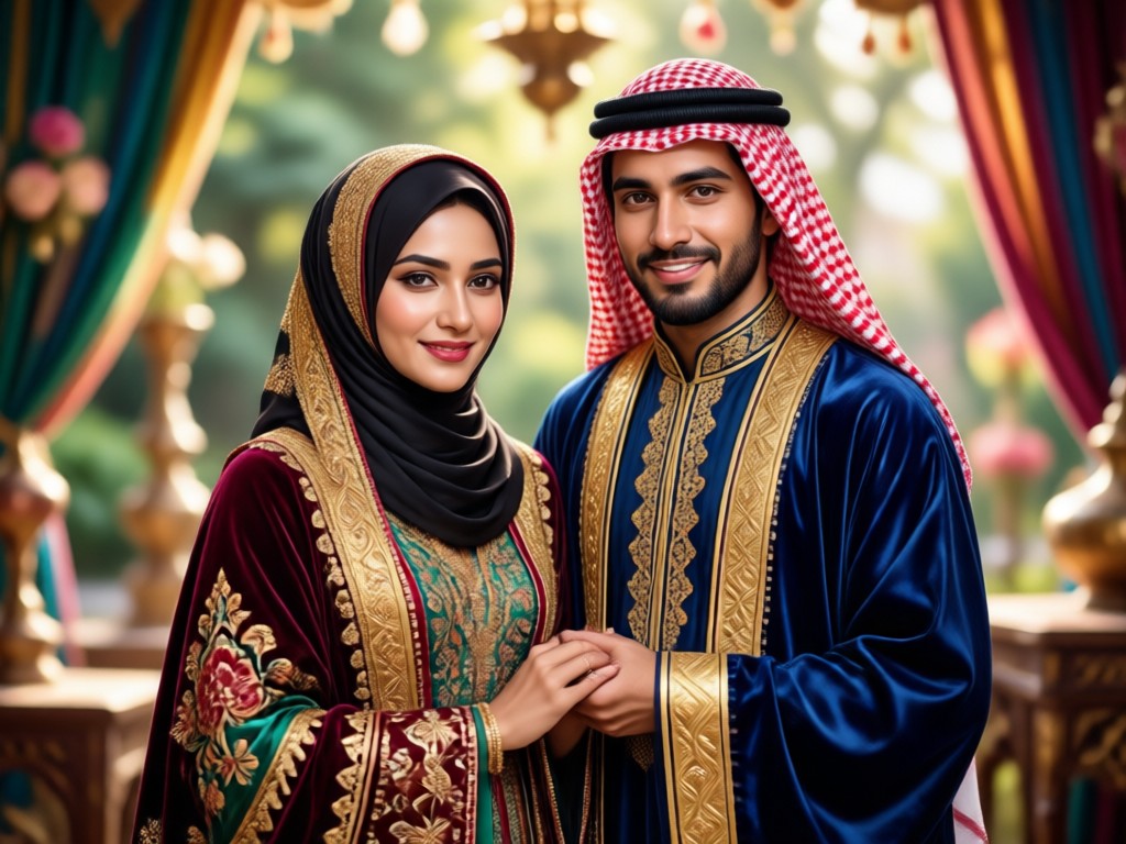 Creating Arabic Traditional Couple Photo Generator with AI