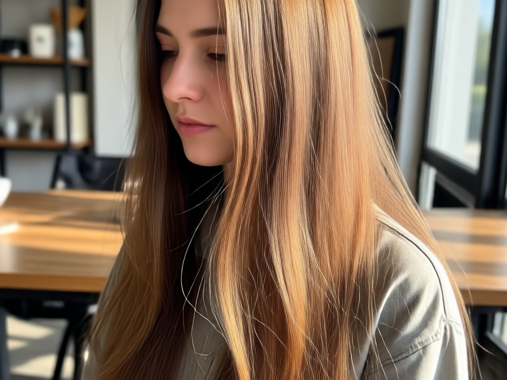 Face preserved with new AI long hair