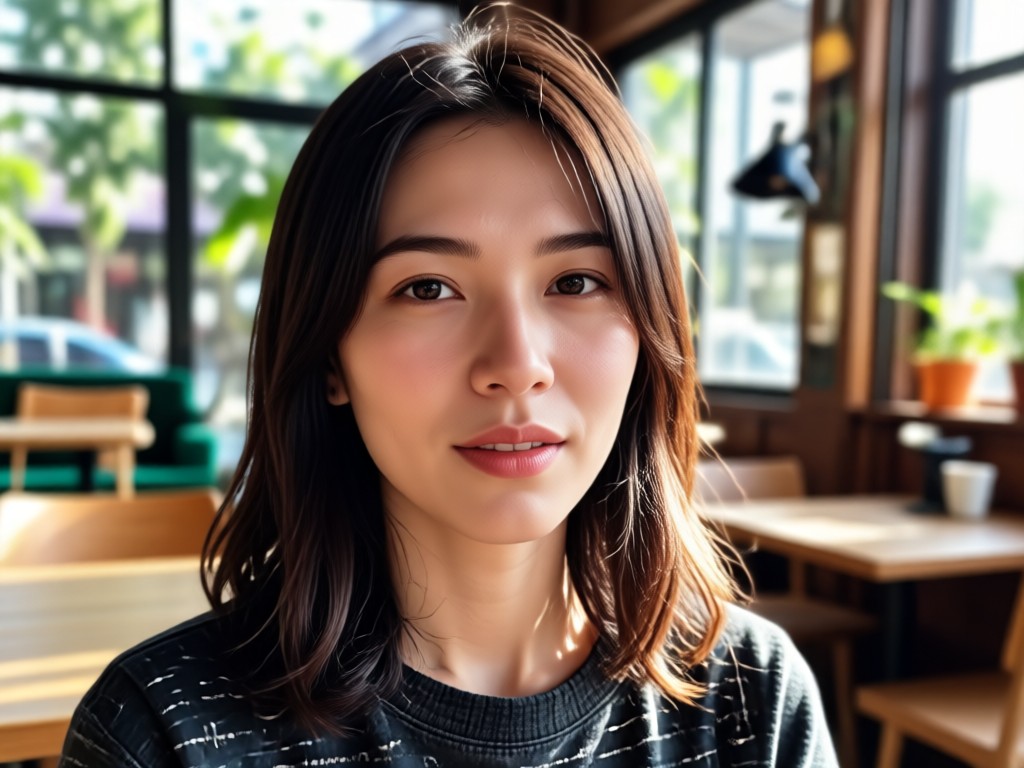 AI avatar with precise facial feature mapping
