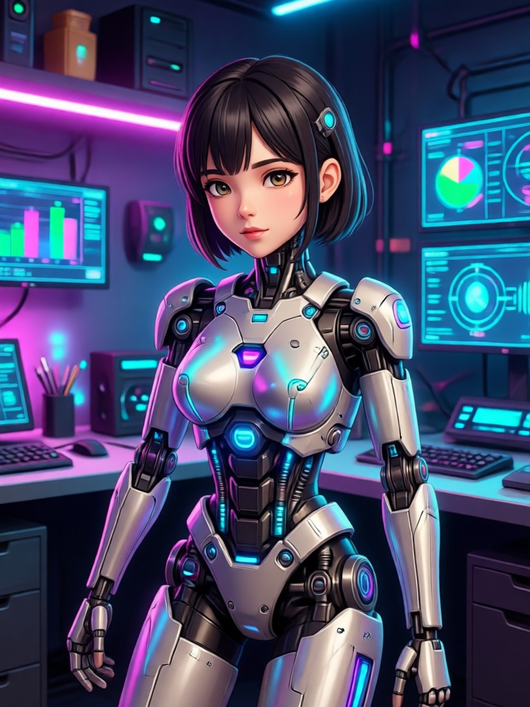 Fashion look AI girlfriend free creation