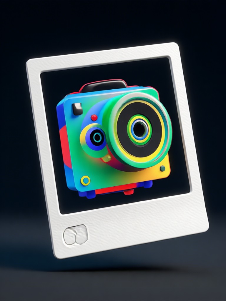 Beispiel für KI-Polaroid-Effekt