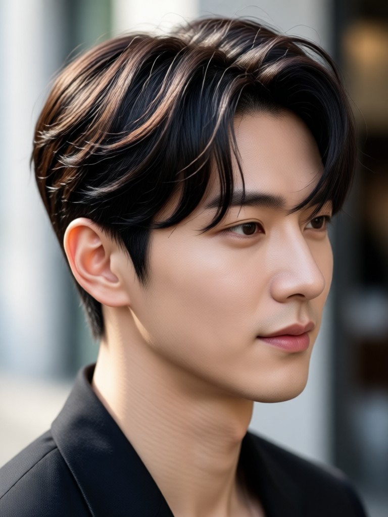 Gaya rambut inspirasi K-pop edgy AI