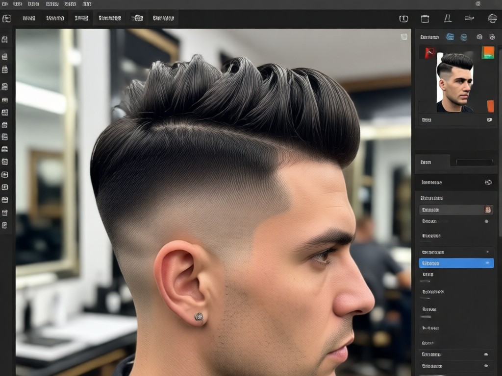 Library of taper fade haircut templates and styles