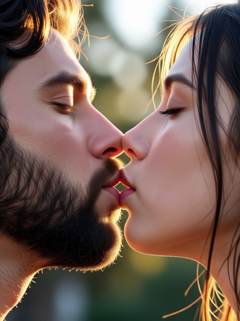 Mobile AI goodbye kiss video creation