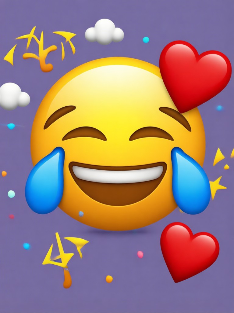Anime style AI emoji with vibrant hair and large eyes