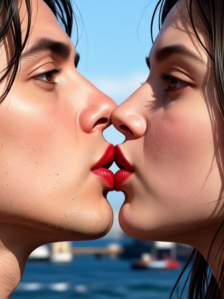 Anime Style French Kiss Effect