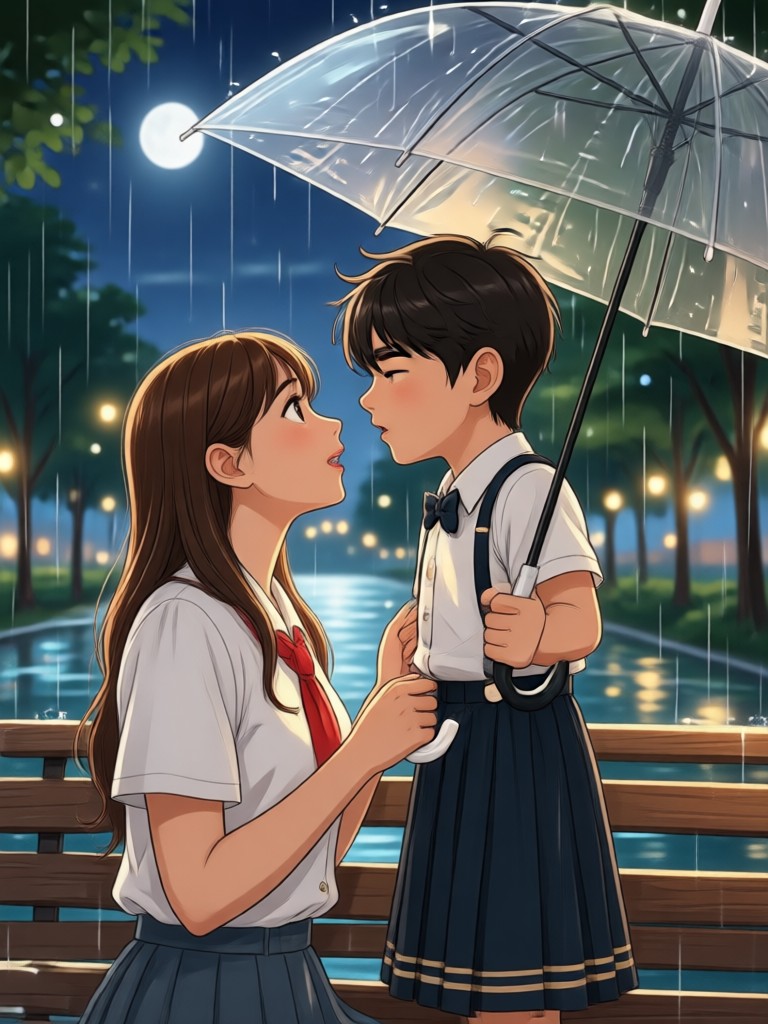 Monsoon Night Kiss Video Generator showcase by beyo
