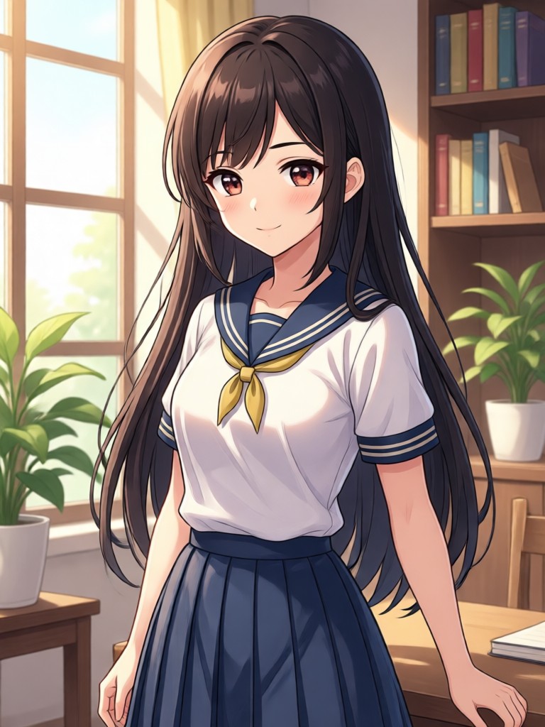 Photo to anime webtoon style conversion