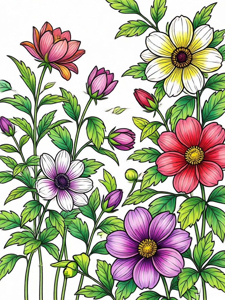 AI fantasy creatures coloring book