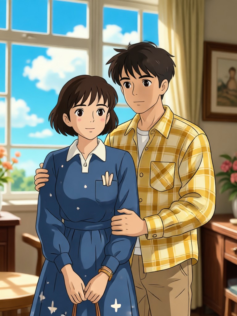 Romantische Ghibli-Paar-Verwandlung