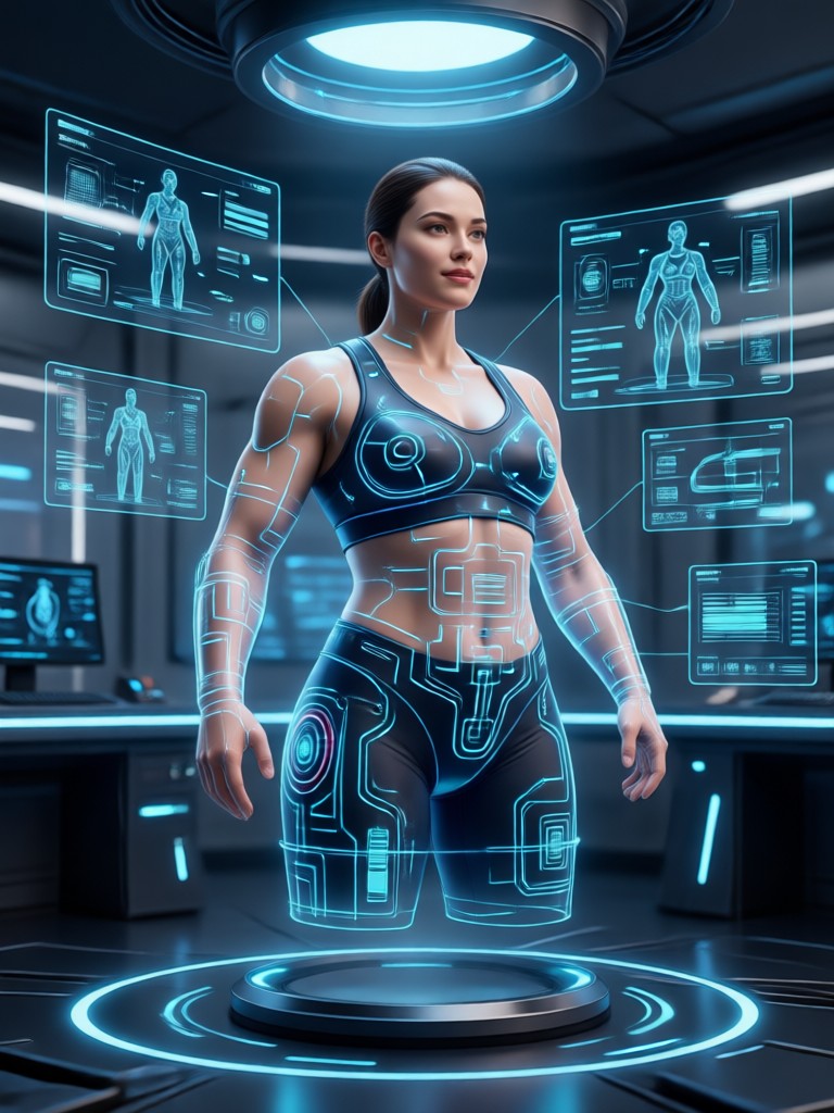 AI fitness journey visualization tool result