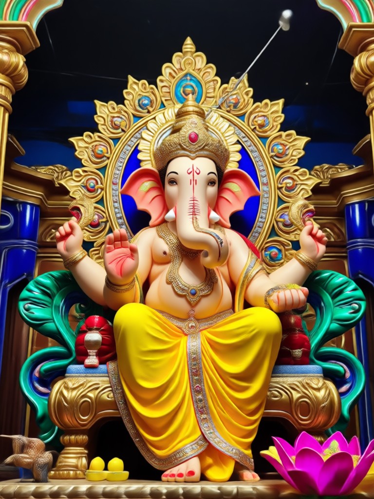 Traditional Marathi Ganpati Pandal