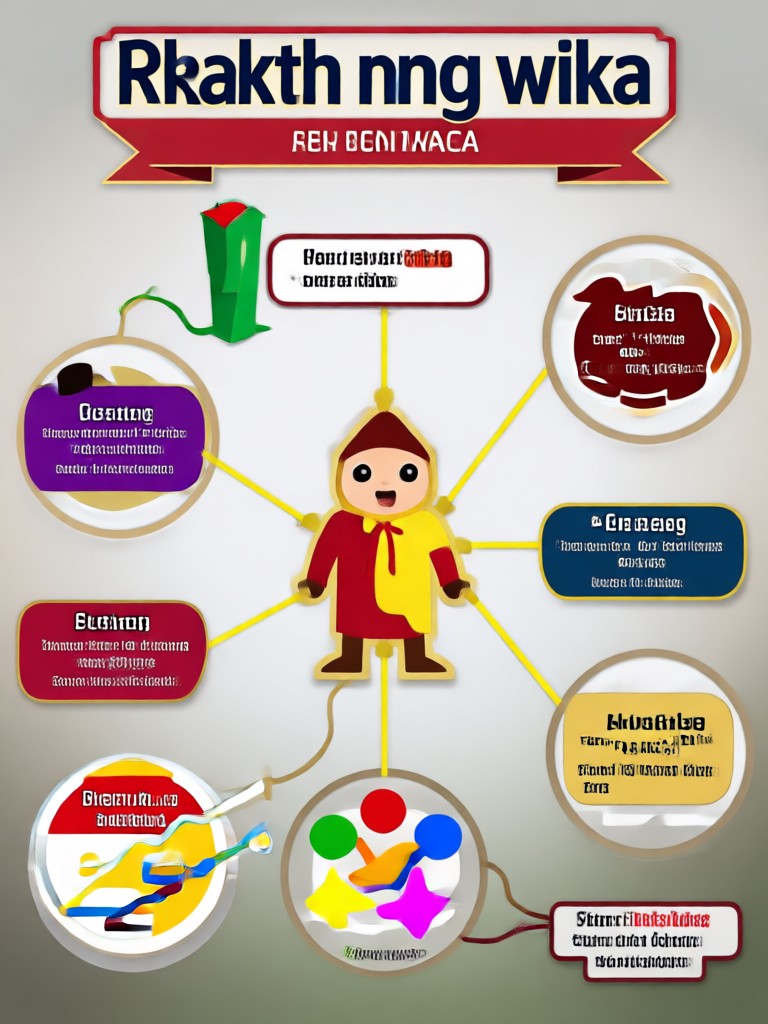 Timeline infographic of Philippine language history for Buwan ng Wika