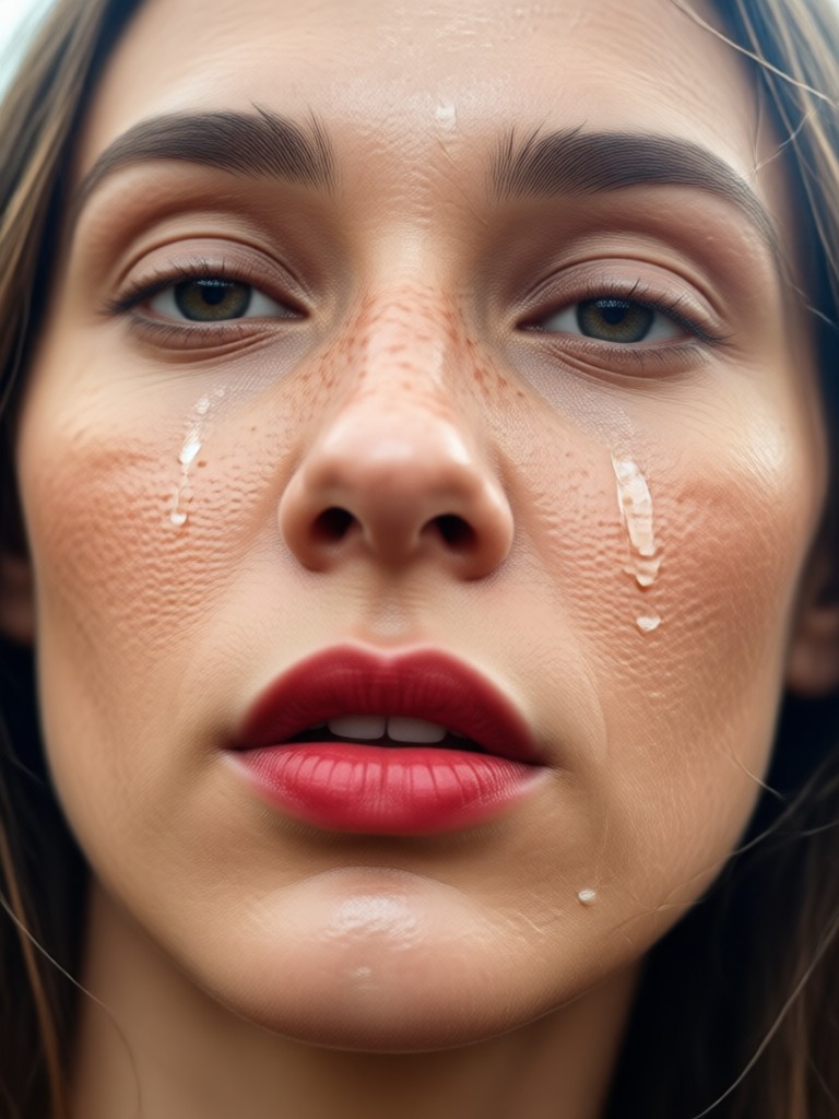 Bronceado en piel clara antes y después del filtro AI