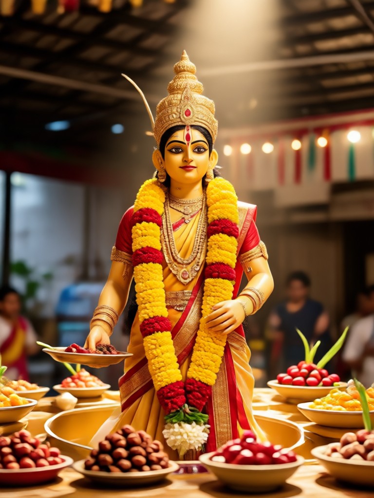 Mobile app showcasing Varalakshmi AI photo editor