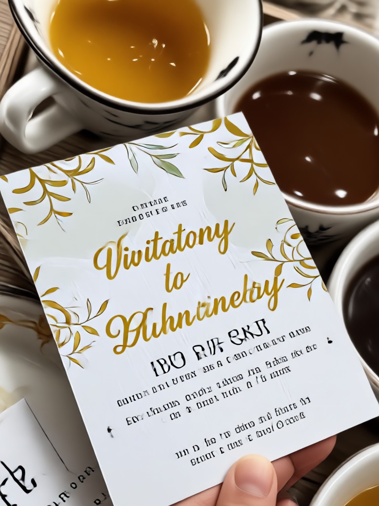 Classic black tie wedding invitation