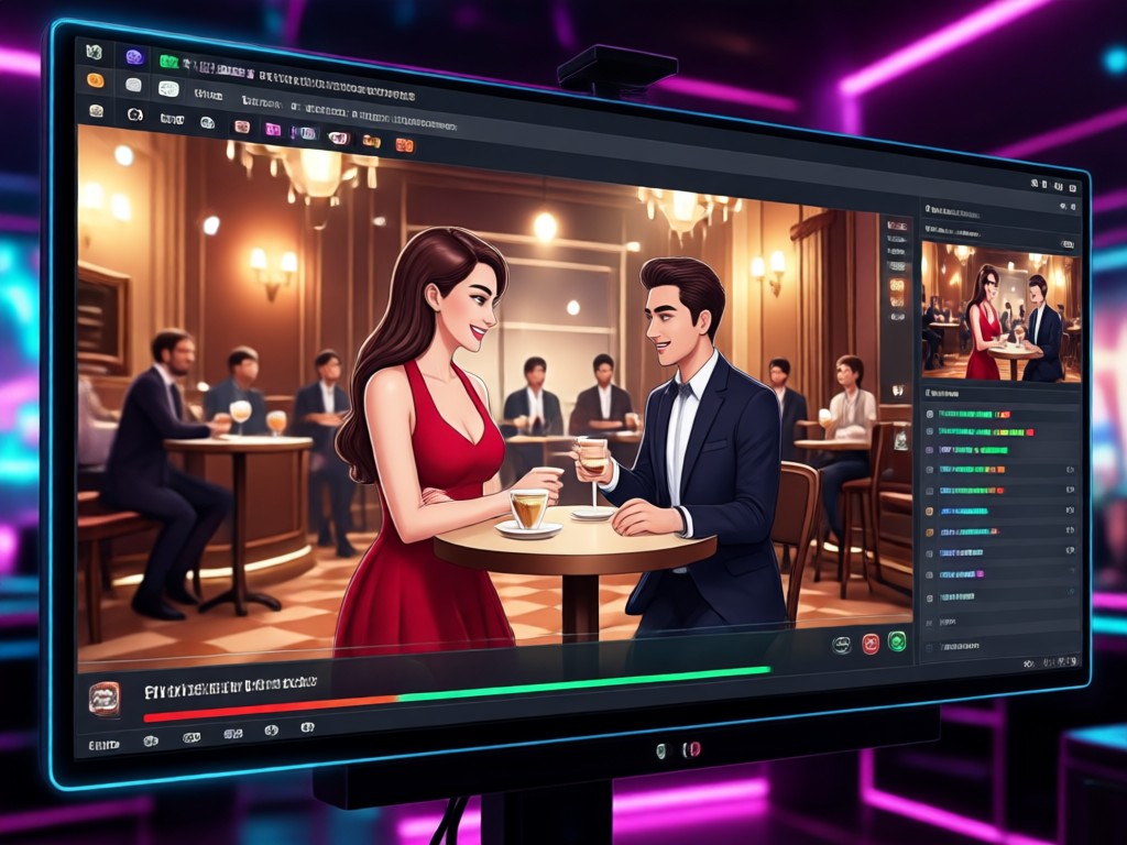 Hyper realistic AI fake date video output example