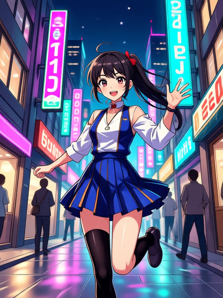Transformación élfica con filtro anime de fantasía
