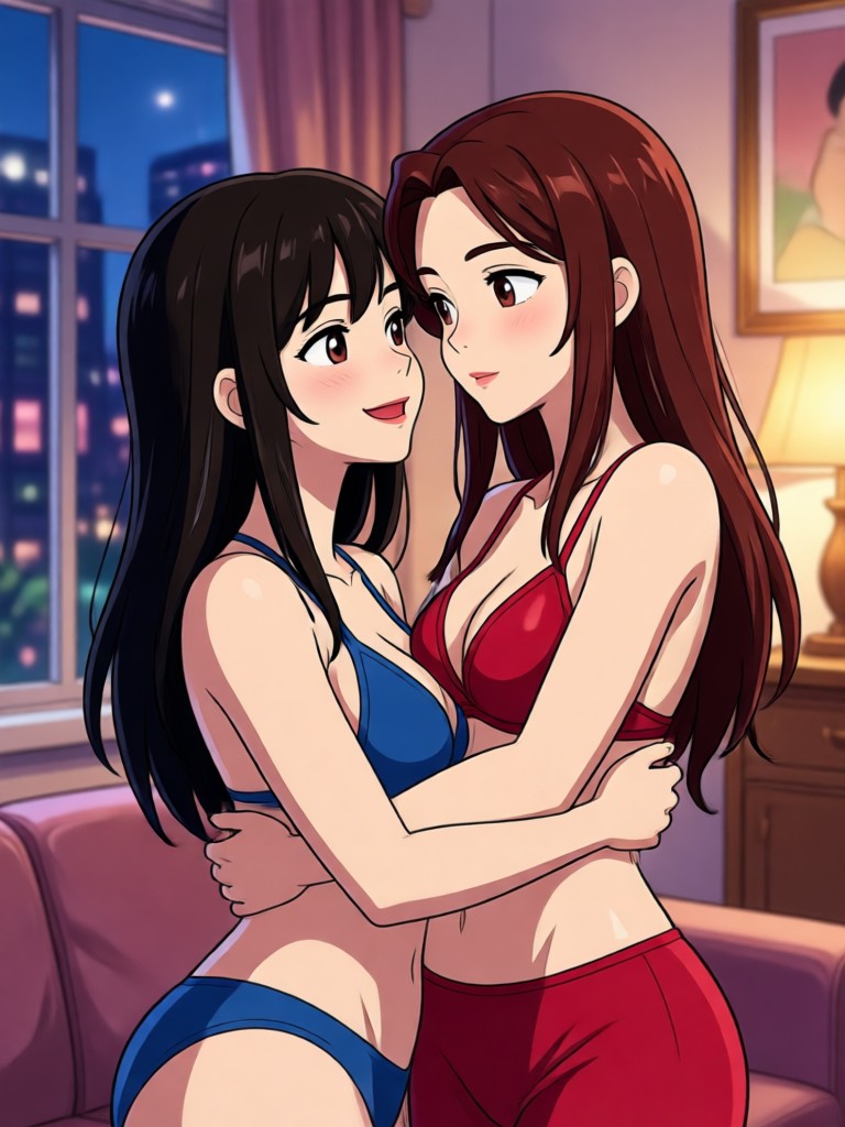 Adegan Animasi Lesbian 11