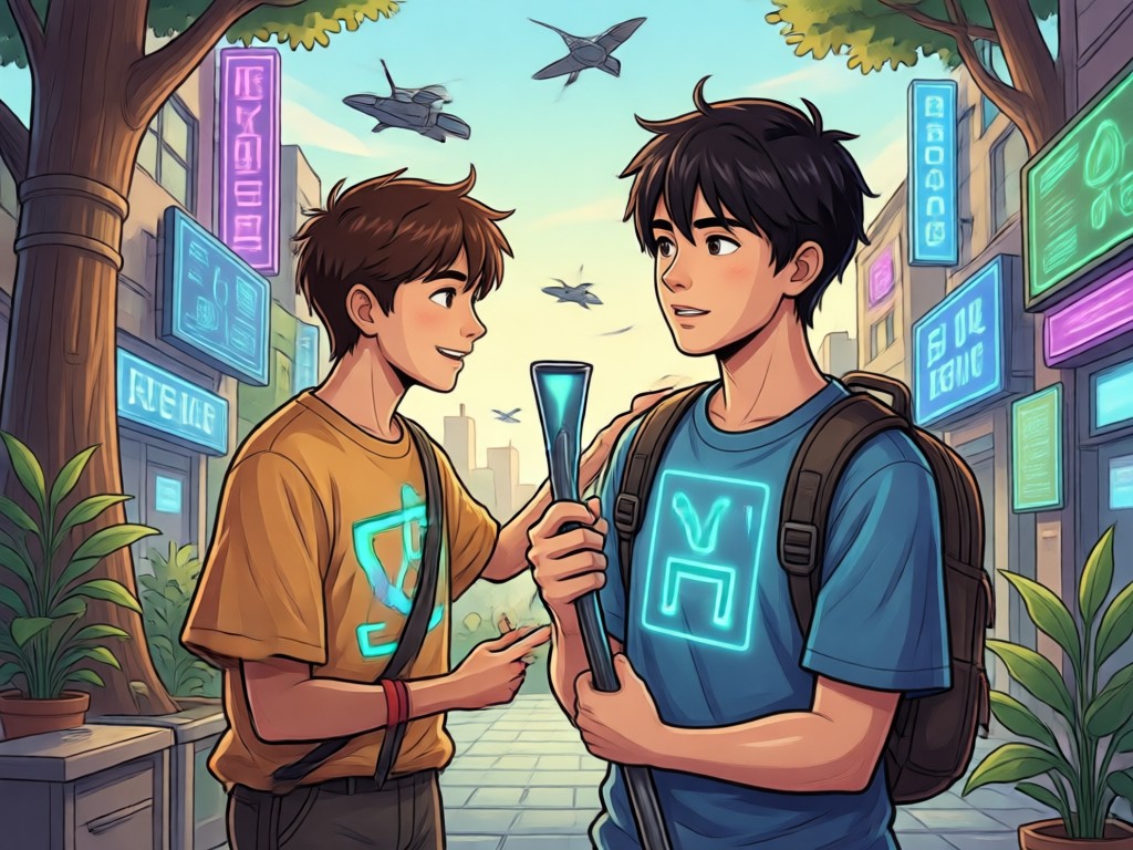 AI age regression for younger self