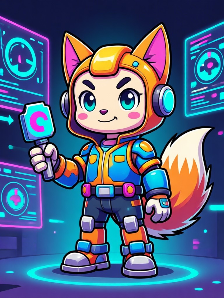 App-Präsentation für AI-Maskottchen-Generator