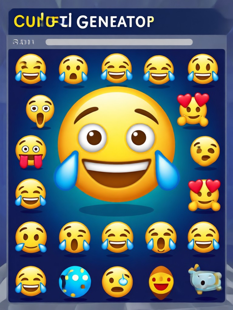 Karakter emoji fantasi dengan telinga peri