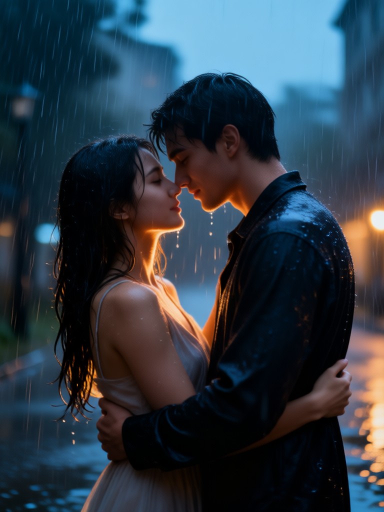 Romantic video generator mobile app interface
