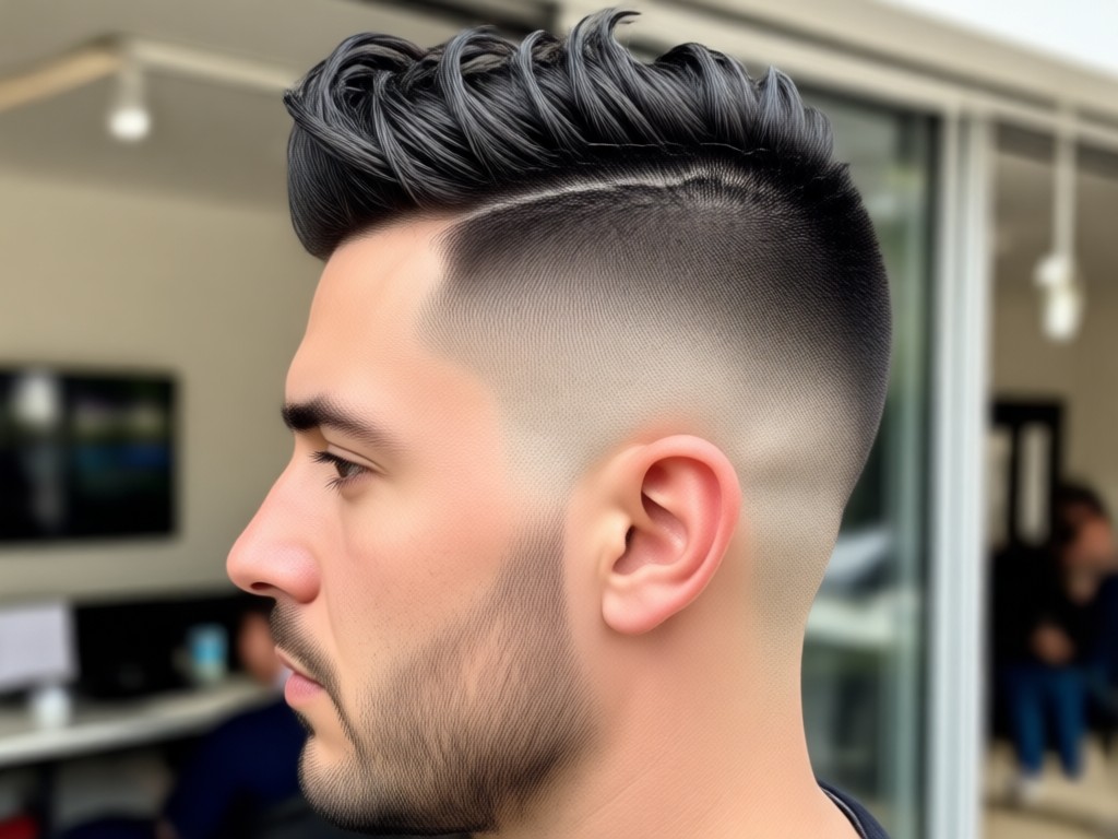 Fast and free AI buzz cut filter process