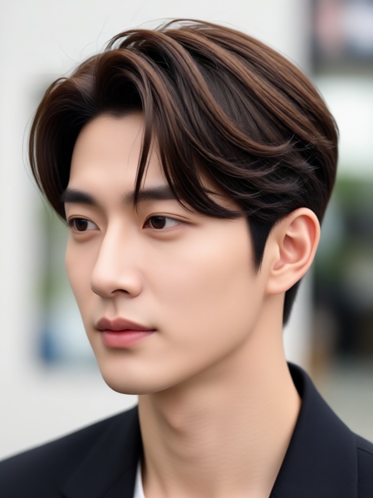 Transformasi poni tersisir samping dan undercut