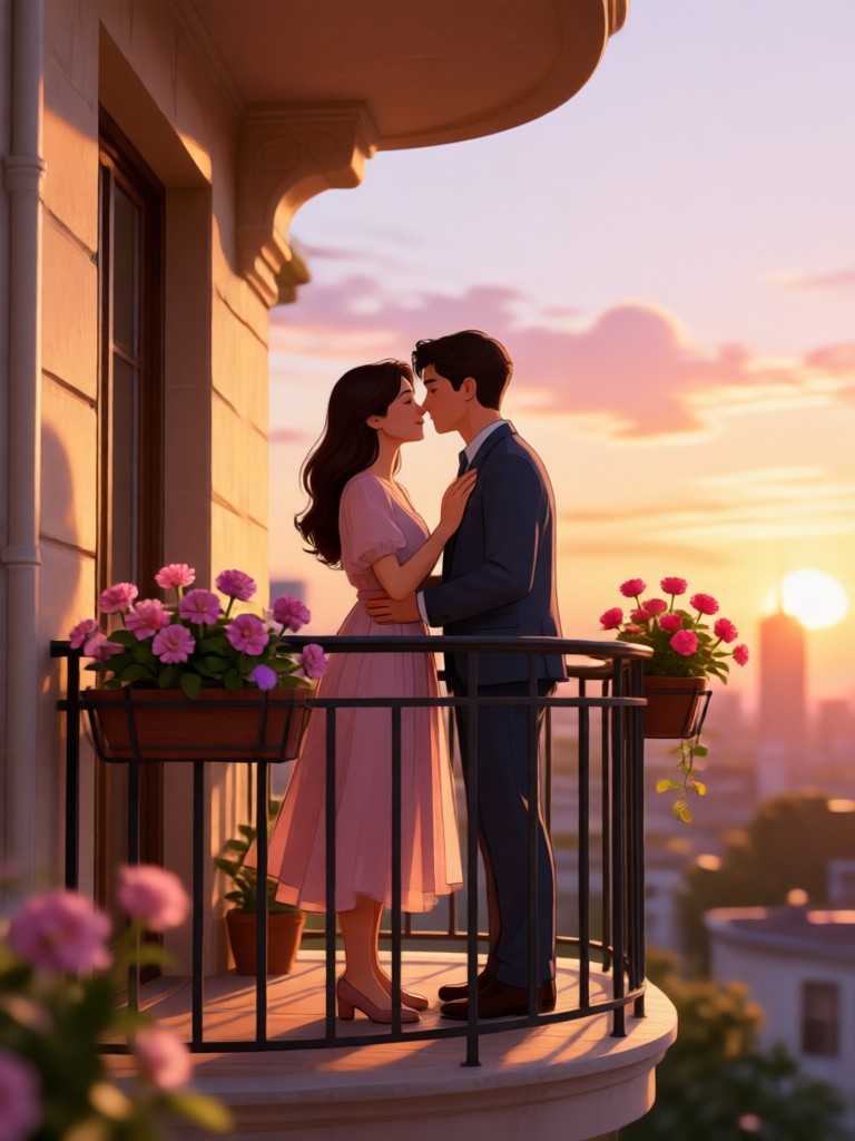 朝のひととき バルコニーキス